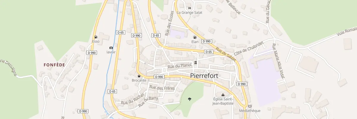 Plan du 12 Rue Jean Todt à Pierrefort