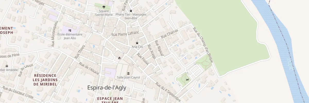 Plan du 30 Rue Arago à Espira-de-l’Agly