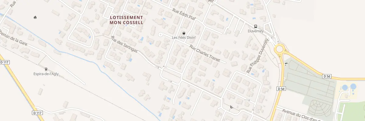 Plan du 9 Rue Georges Brassens à Espira-de-l’Agly