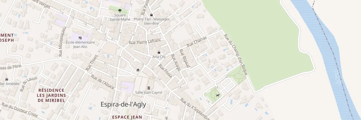 Plan du 28 Rue Arago à Espira-de-l’Agly