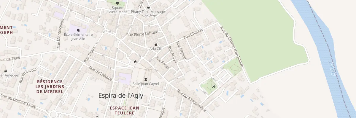 Plan du 34B Rue Arago à Espira-de-l’Agly