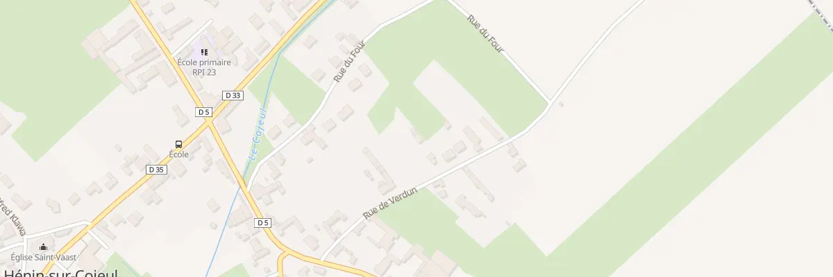 Plan du 10 Rue de Verdun à Hénin-sur-Cojeul