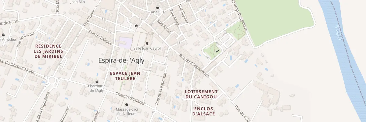 Plan du 43 Rue du Quatre Septembre à Espira-de-l’Agly