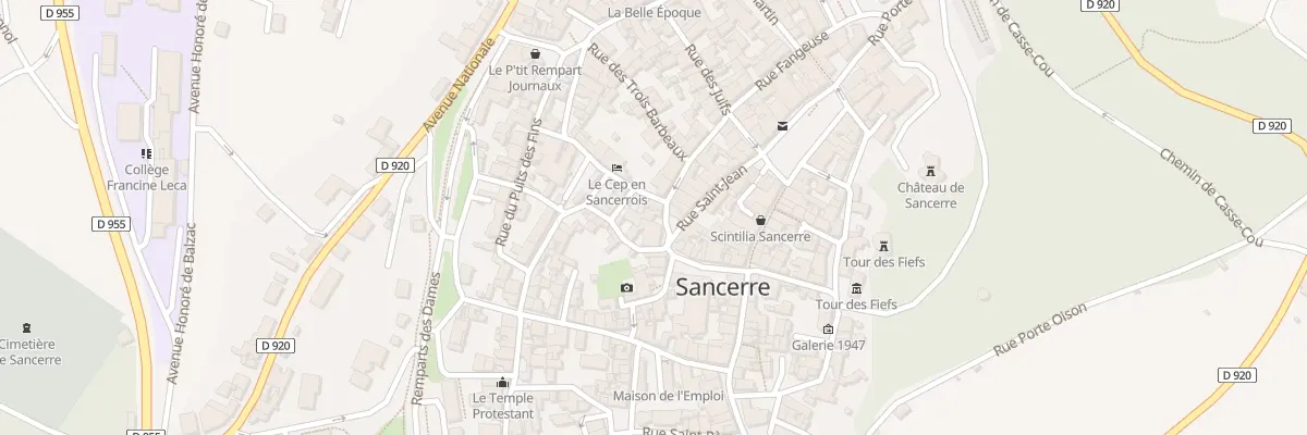 Plan du 5 Pl du Puits Saint Jean à Sancerre
