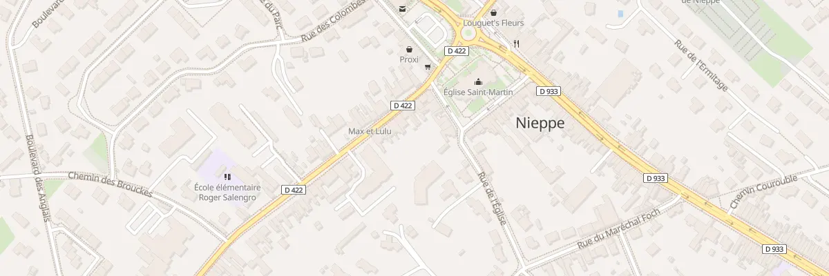Plan du 49 Rue du Docteur H Vanuxeem à Nieppe
