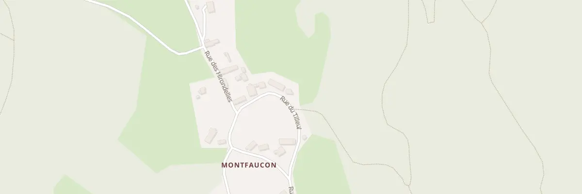 Plan du 4 Rue du Tilleul - Montfaucon à Queuille