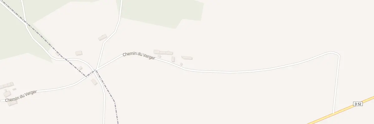 Plan du 5 Rte du Verger à Feux