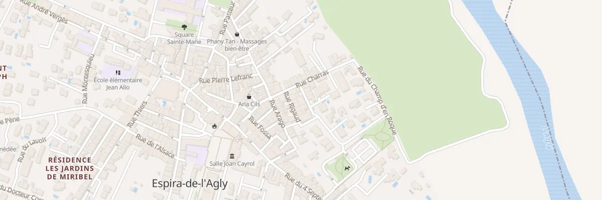 Plan du 1 Rue Hoche à Espira-de-l’Agly