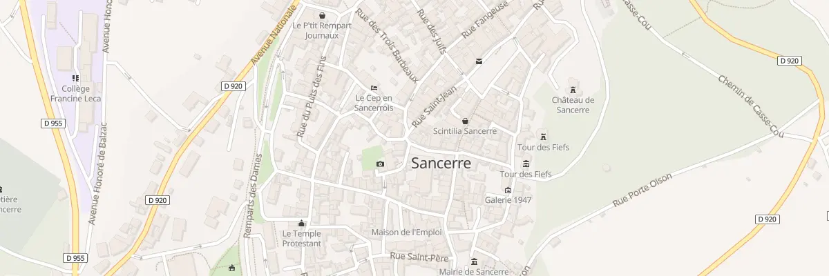Plan du 12 Pl du Beffroi à Sancerre