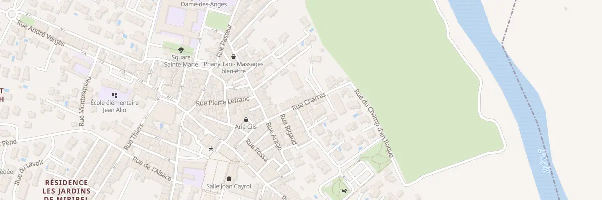 Plan du 8 Rue Charras à Espira-de-l’Agly