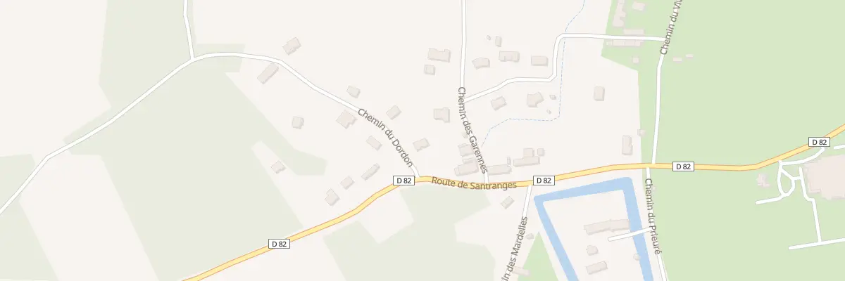 Plan du 2 Che du Dordon à Belleville-sur-Loire