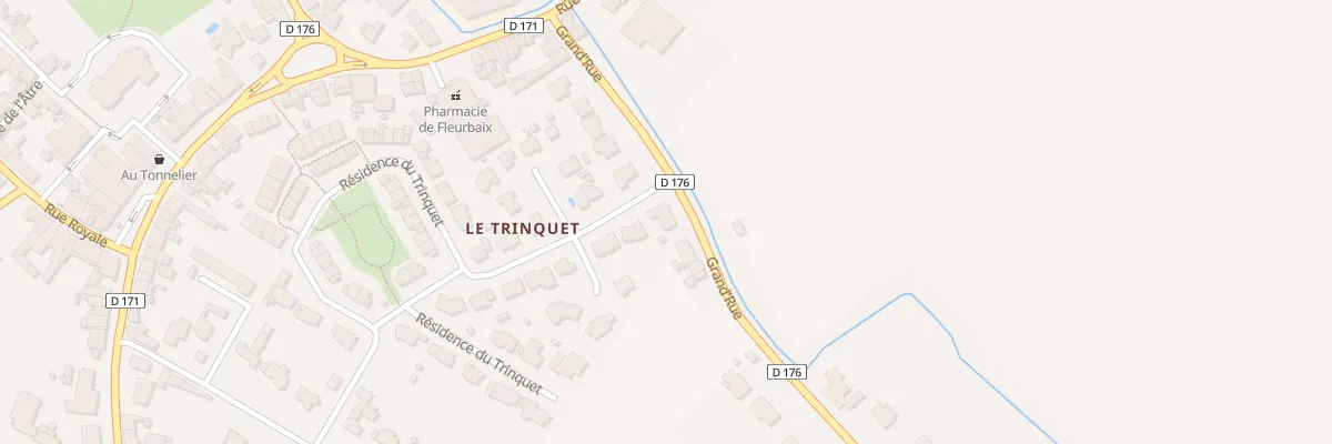 Plan du 2 Res du Trinquet à Fleurbaix