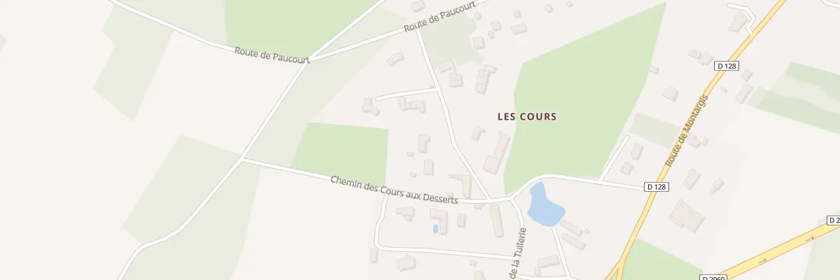 Plan du 231 Les Cours à La Chapelle-Saint-Sépulcre