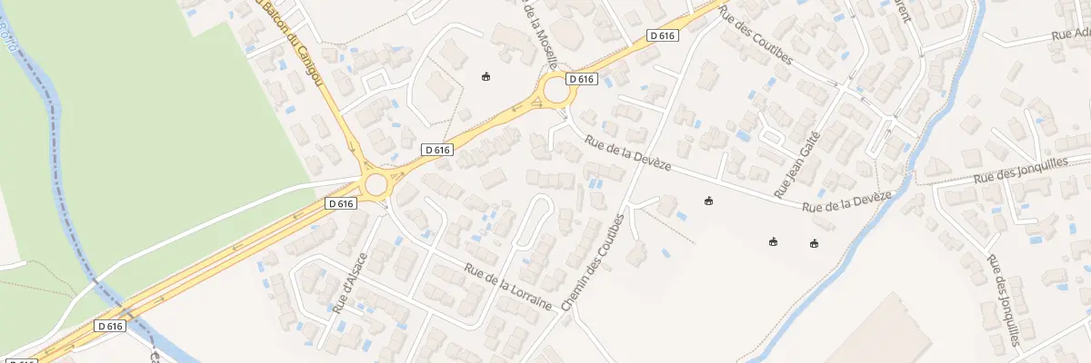 Plan du 22 Rue des Vosges à Saint-Estève