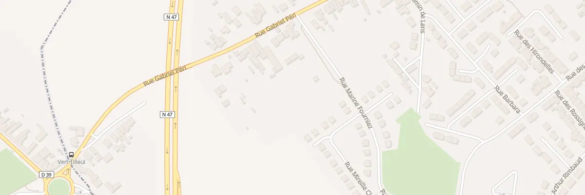 Plan du 245 Rue Gabriel Péri à Wingles