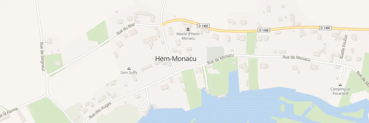 Plan du 3 Rue de Monacu à Hem-Monacu