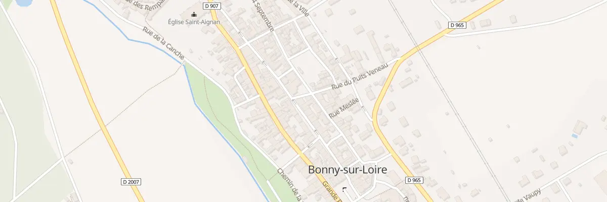 Plan du 34 Rue du Quatorze Juillet à Bonny-sur-Loire