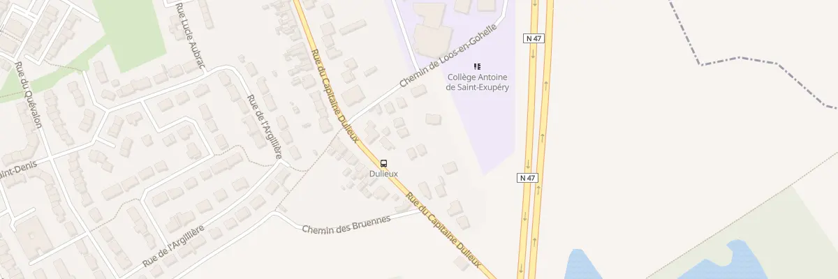 Plan du 58D Rue du Capitaine Dulieux à Douvrin