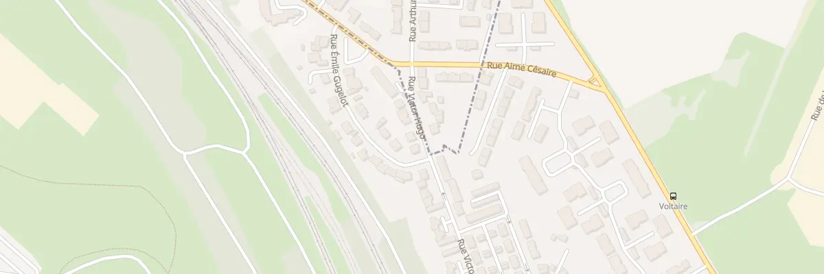 Plan du 87 Rue Victor Hugo à Avion