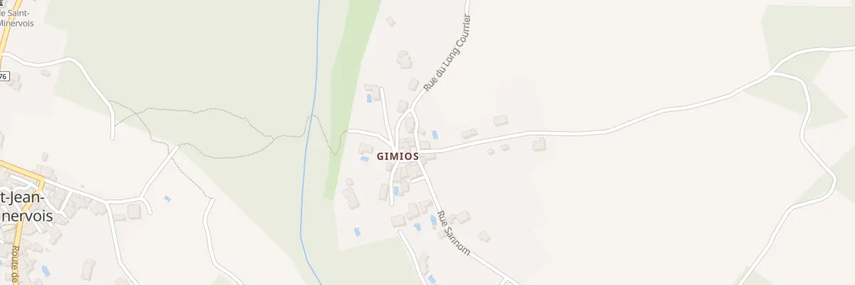 Plan du 5143F Gimios à Saint-Jean-de-Minervois