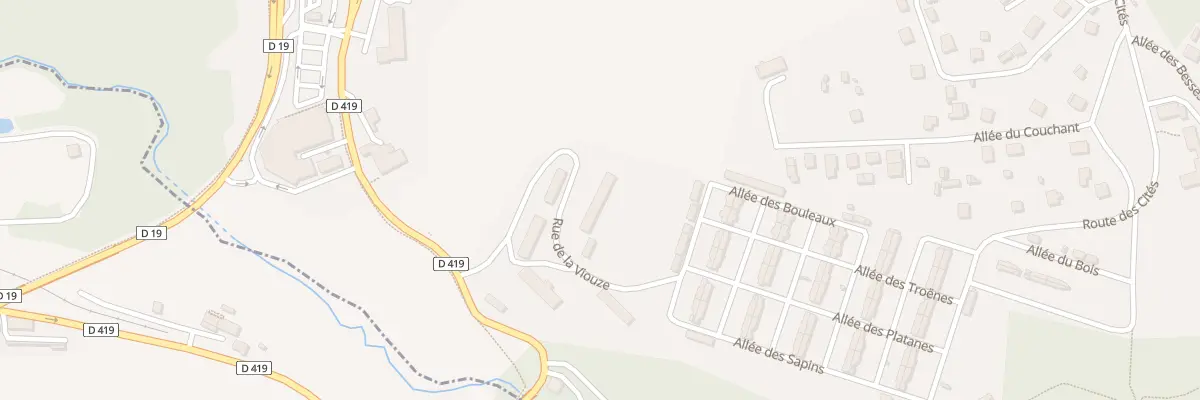 Plan du 9005 Rue de la Viouze à Saint-Georges-de-Mons