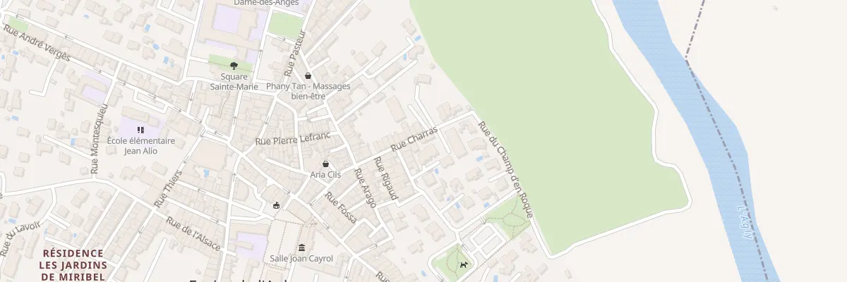 Plan du 3 Rue Charras à Espira-de-l’Agly
