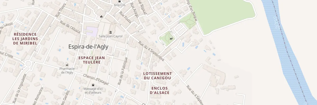 Plan du 72 Rue du Quatre Septembre à Espira-de-l’Agly