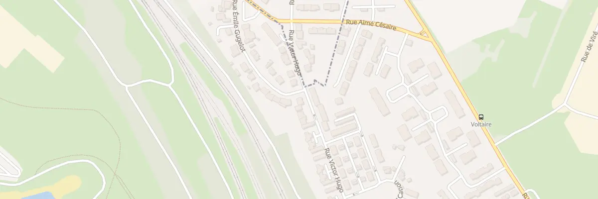 Plan du 83 Rue Victor Hugo à Avion