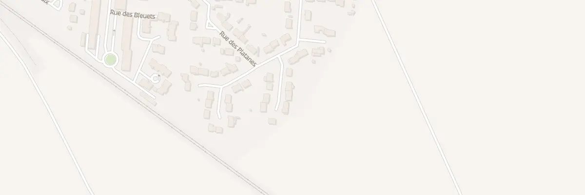 Plan du 34 Rue des Platanes à Verneuil-l’Étang