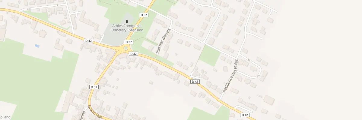 Plan du 2 Rue de Fampoux à Athies
