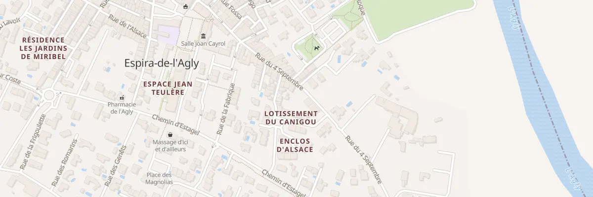 Plan du 55 Rue du Quatre Septembre à Espira-de-l’Agly