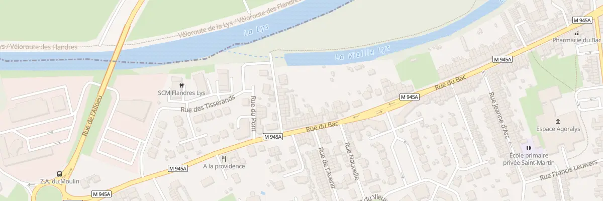 Plan du 462 Rue du Bac à Erquinghem-Lys