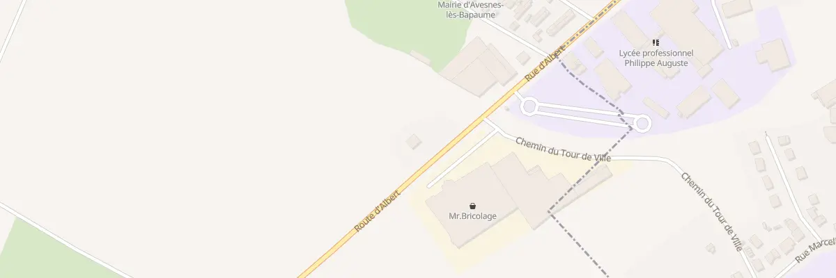 Plan du 5052 Rue d’Albert à Avesnes-lès-Bapaume