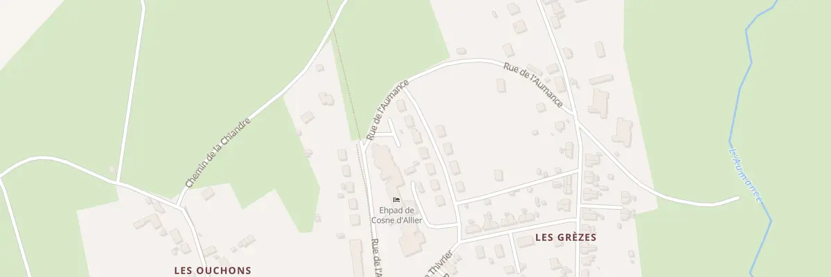 Plan du 9 Rue Isidore Thivrier à Cosne-d’Allier