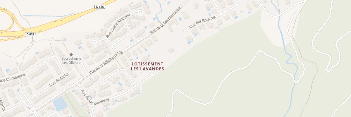 Plan du 770 Rue de la Méditerranée au Boulou