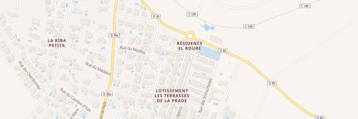 Plan du 6 Rue des Immortelles à Canohès