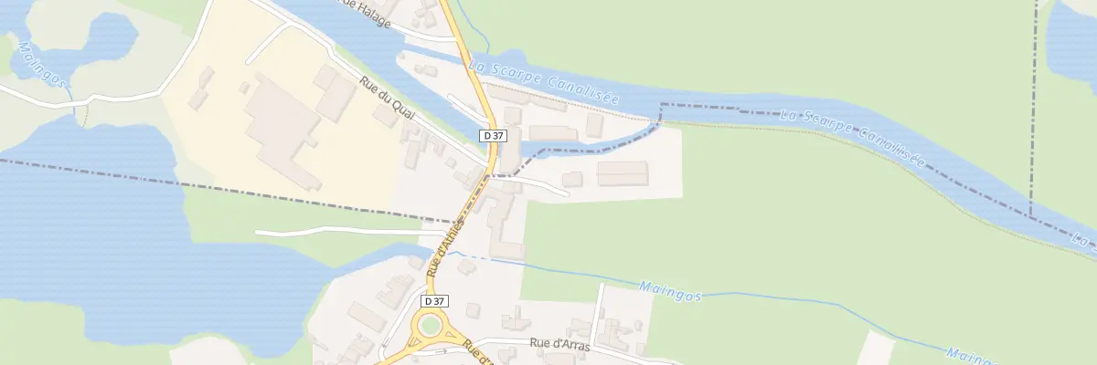 Plan du 1B Rue d’Athies à Feuchy