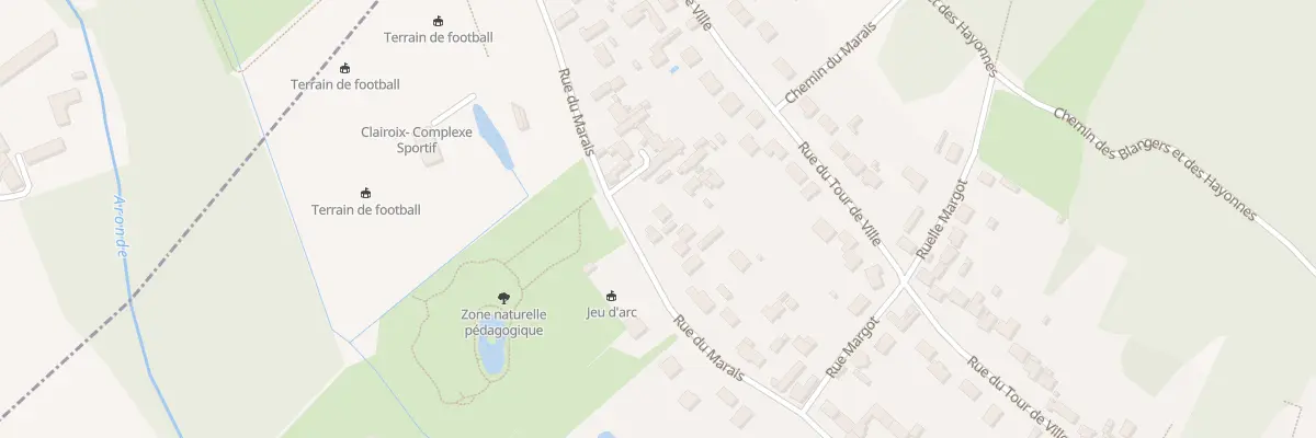 Plan du 20 Rue du Marais à Clairoix