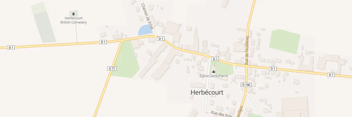 Plan du 7 Rue de Cappy à Herbécourt