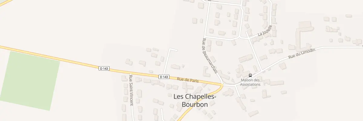 Plan du 2 All de la Tourelle aux Chapelles-Bourbon