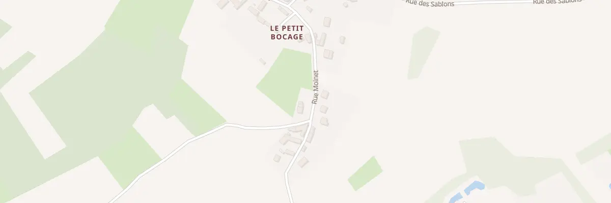 Plan du 25 Rue Moinet à Thiescourt