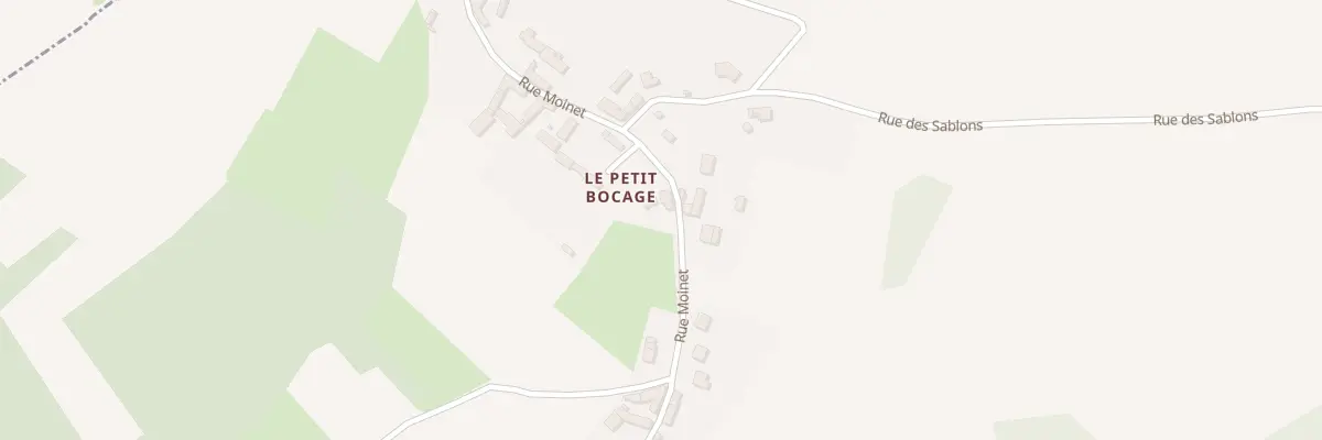 Plan du 43 Rue Moinet à Thiescourt
