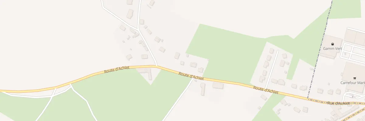 Plan du 21 Rte d’Achiet à Avesnes-lès-Bapaume