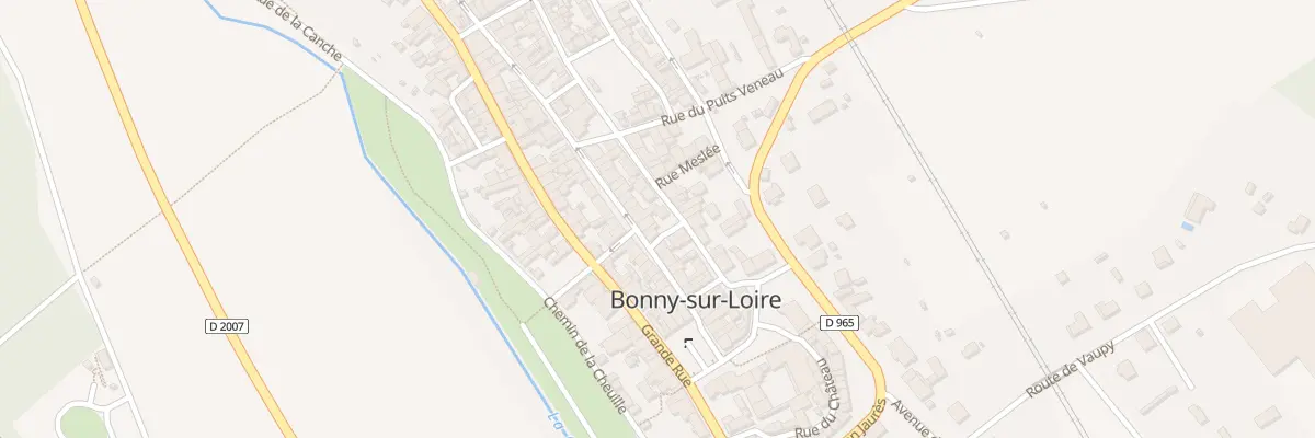 Plan du 16 Rue du Quatorze Juillet à Bonny-sur-Loire