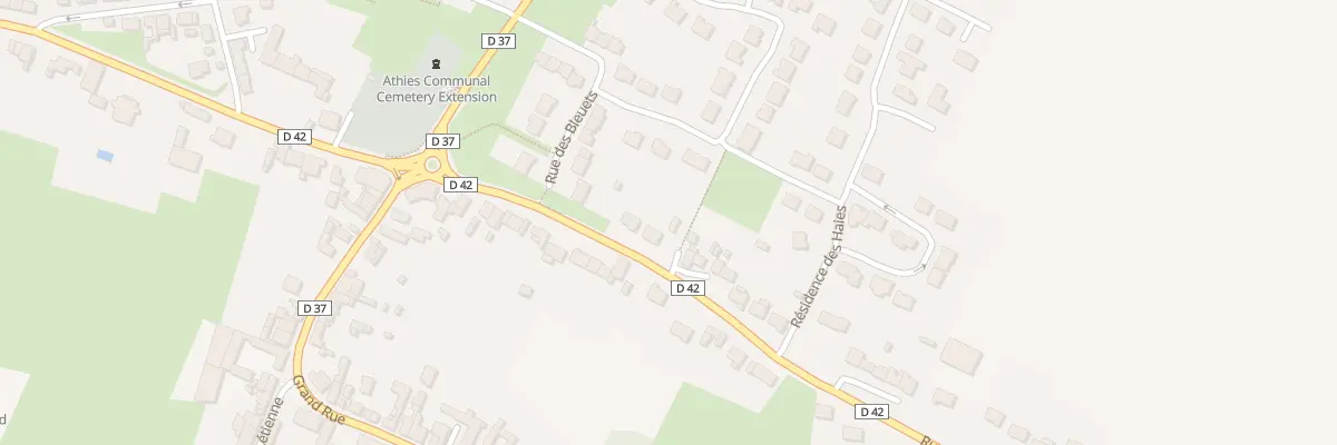 Plan du 4 Rue de Fampoux à Athies