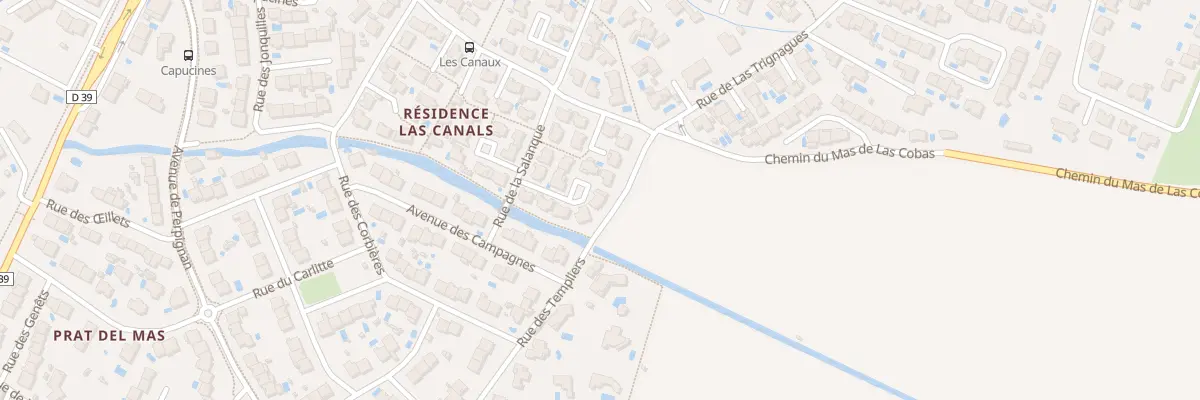 Plan du 10 Rue de la Salanque à Canohès