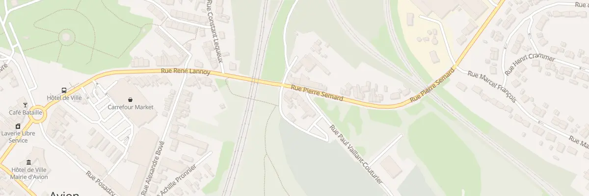 Plan du 4 Rue Pierre Semard à Avion