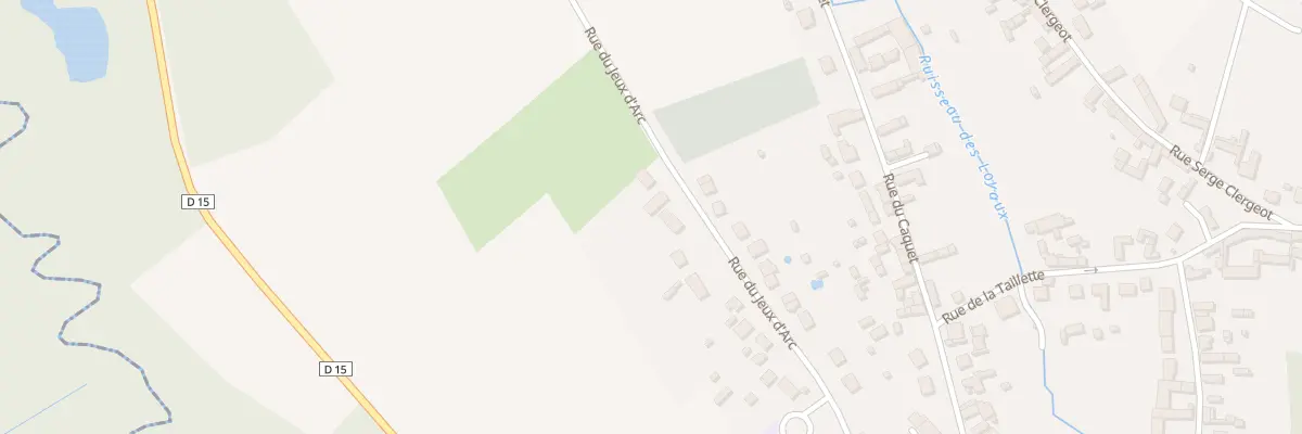 Plan du 252 Rue du Jeu d’Arc à Chevincourt