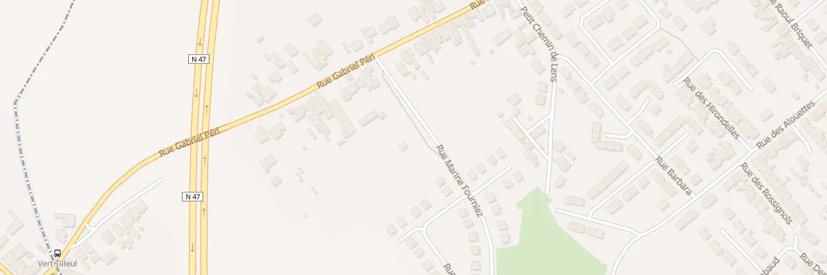 Plan du 231 Rue Gabriel Péri à Wingles