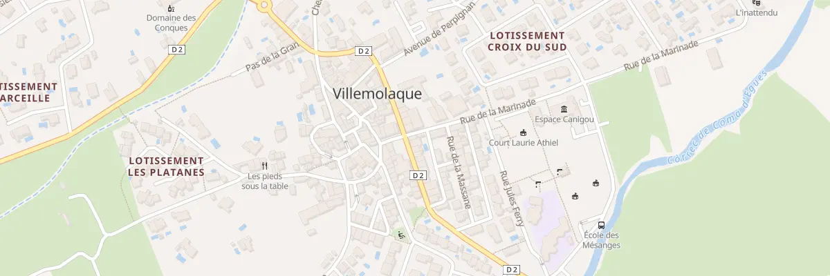 Plan du 26 Av des Pyrénées à Villemolaque